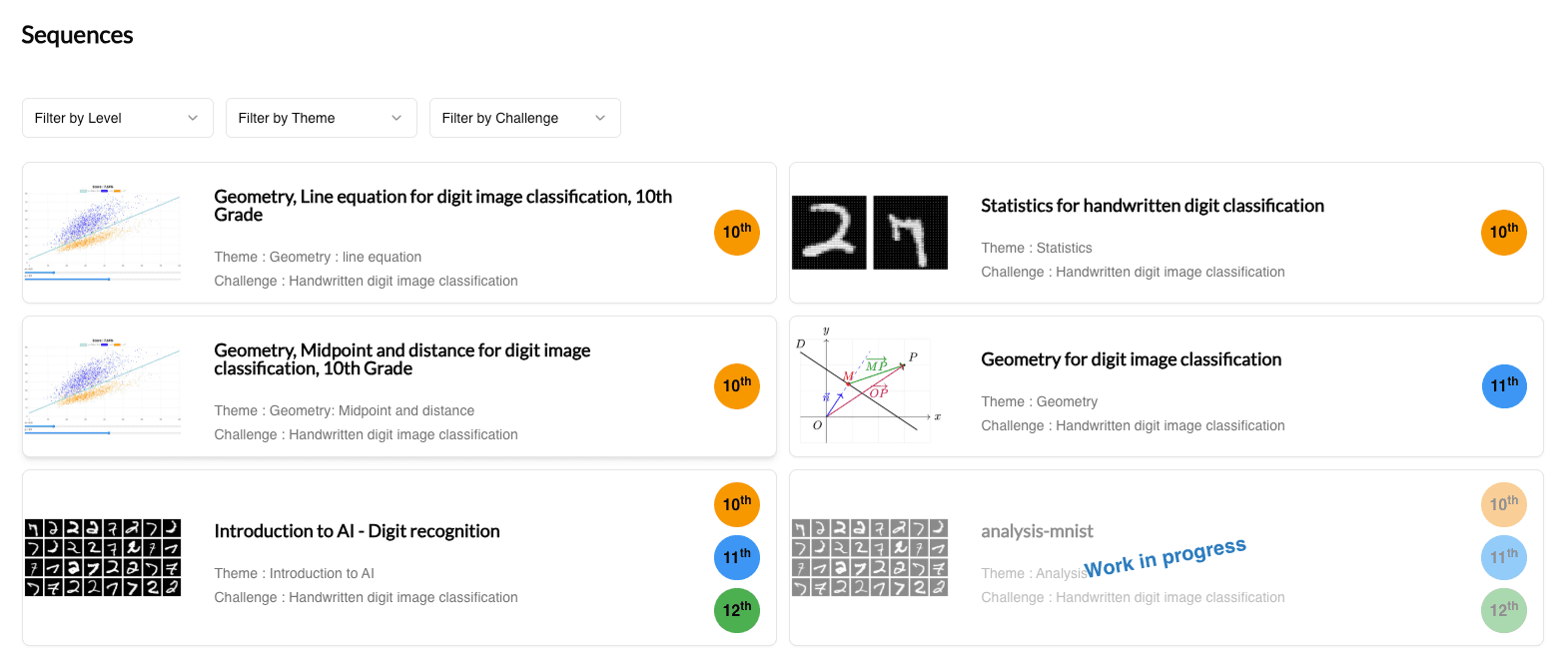 MathaData project website showcasing resources - Image 2